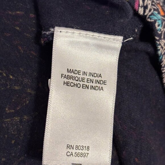 LUCKY BRAND Multicolor Top (Cotton/Modal) - 3x - Picture 9 of 12